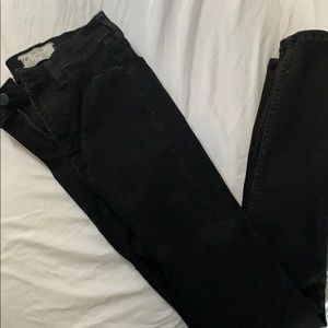 Free People black skinny jeans